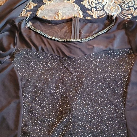 Ny collection evening dress. Bling & sparkle - Picture 10 of 13